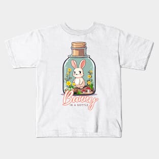 Bunny in a Bottle Kids T-Shirt